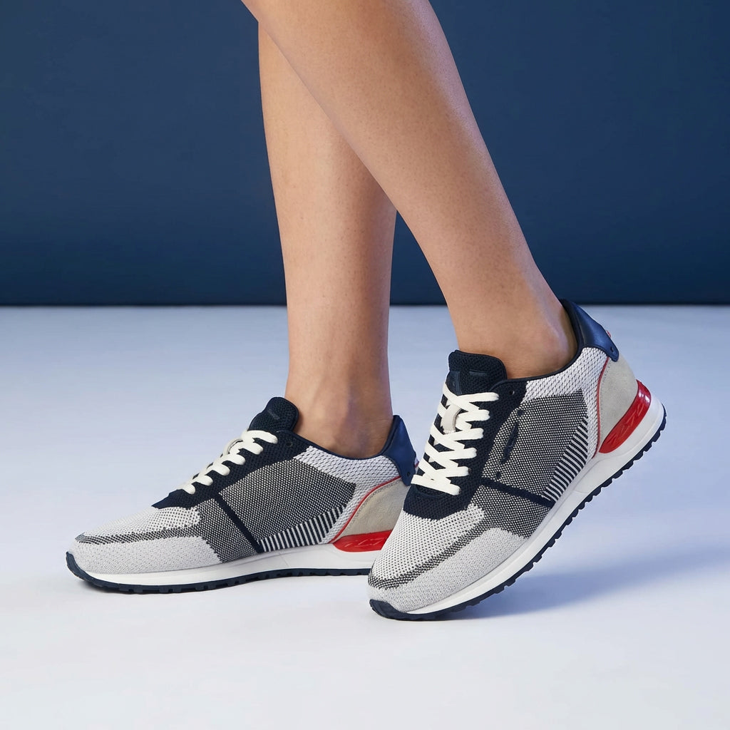 VO7 BASKET MILAN KNIT HOMME GREY - CH-MIL-BWR