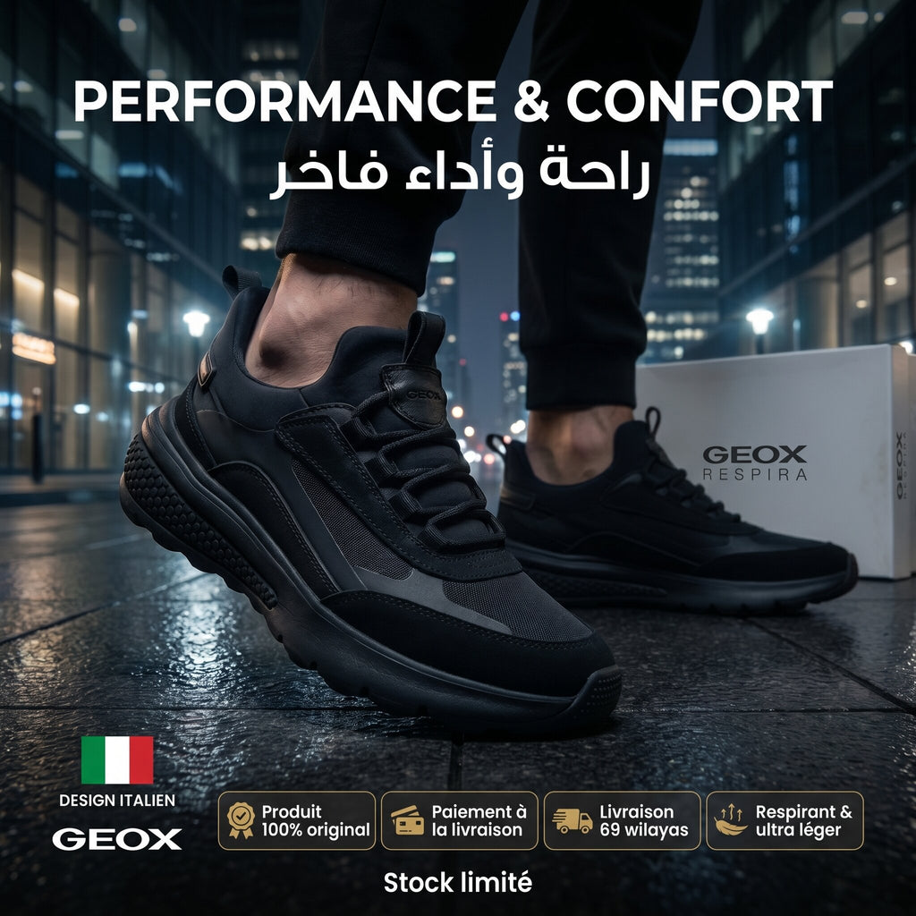 Geox Spherica Actif Sneakers Femme - D36THA01532-C9999