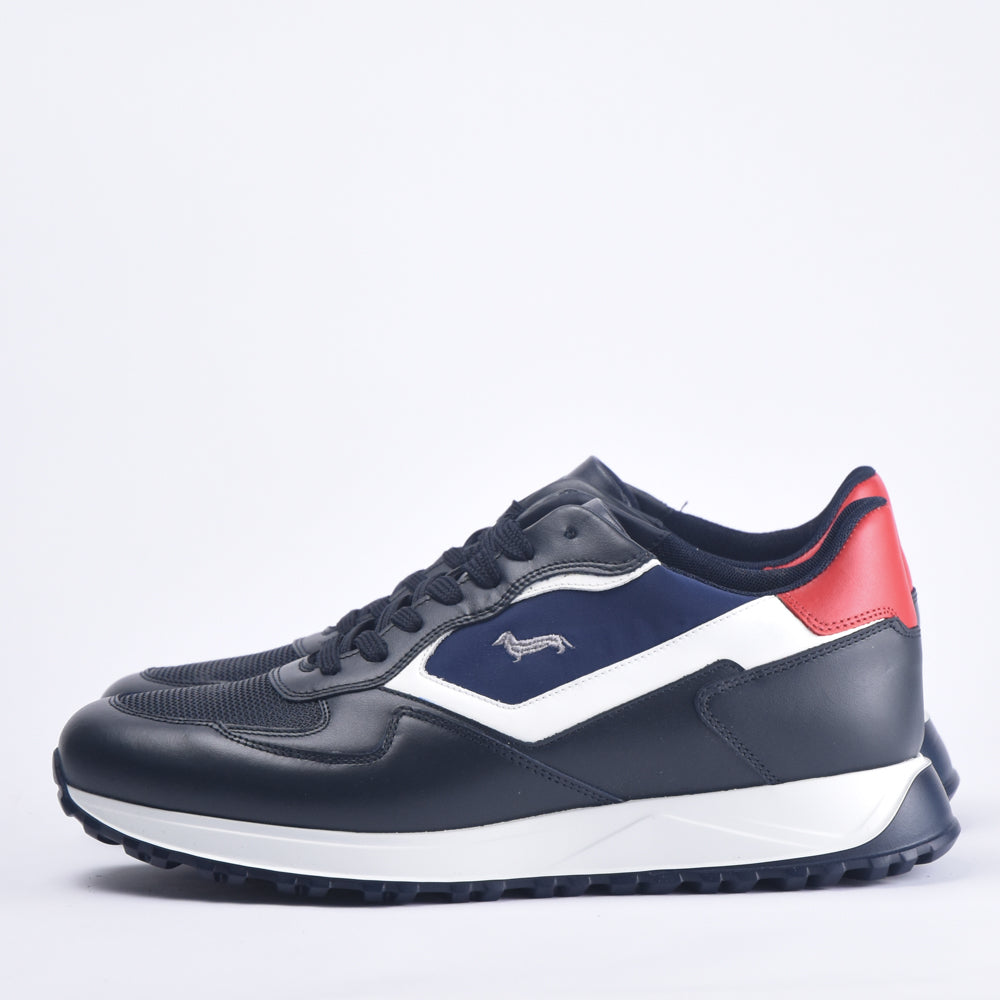 HARMONT AND BLAINE SCARPA UOMO CALF  BLU - EFM231-079-6190