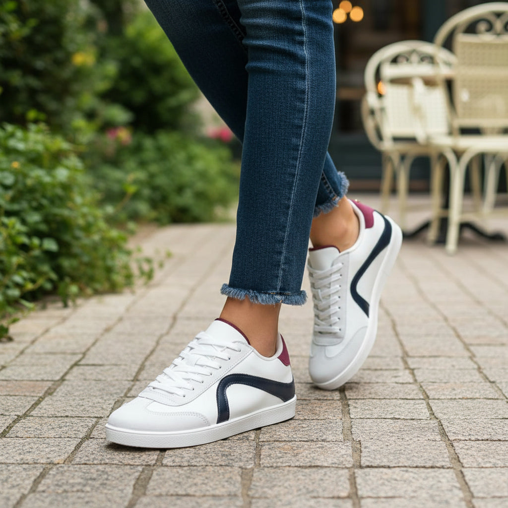 ANDRÉ BASKETS FEMME CALLISTA BLANC - 52149372700
