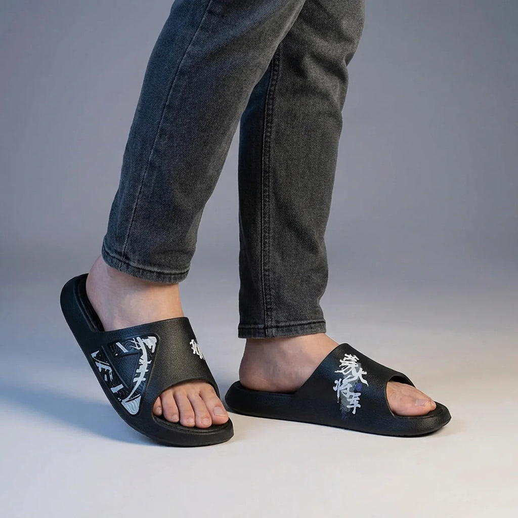 Peak Taichi Sports Slippers Black - ET53097L-0020