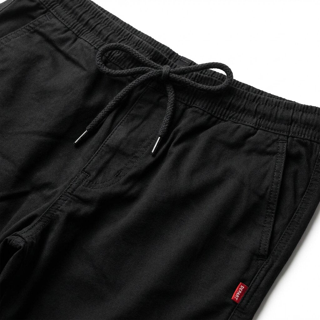 DEPART JOGGER SLIM HOMME NOIR - G21-000176-BLACK