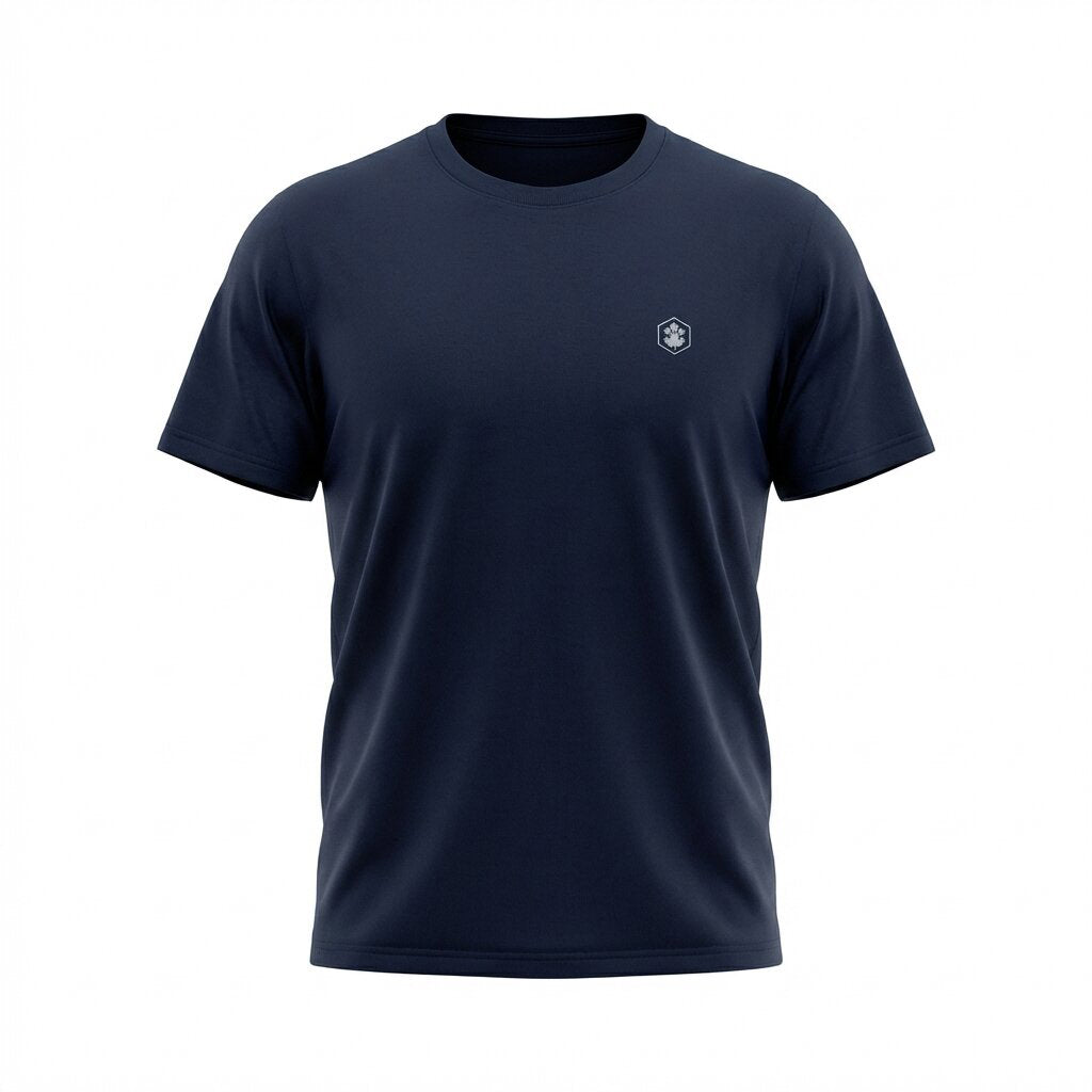LUMBERJACK MEN TEE MINI LOGO NAVY - LBJ24005-NVY