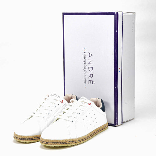 ANDRÉ ESPADRILLE HOMME STANISH BLANC - 51355370612