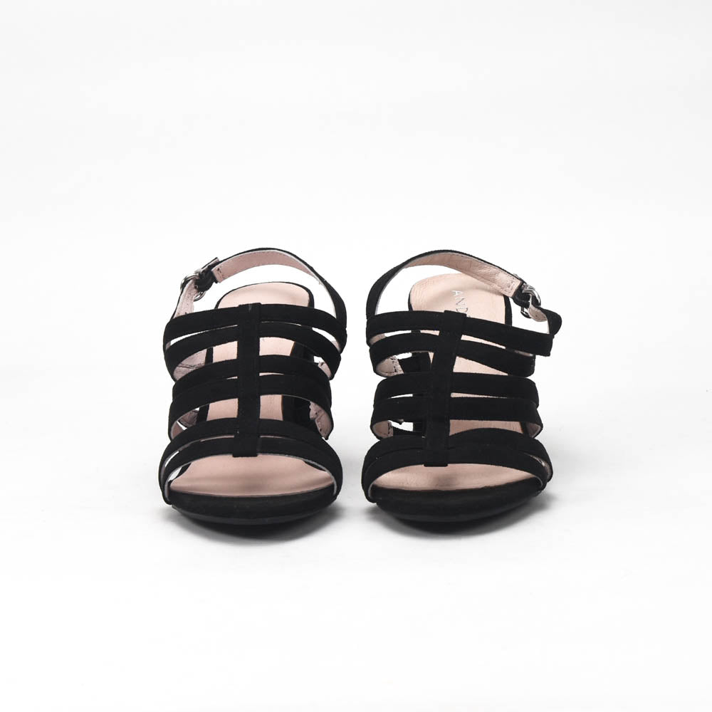 ANDRÉ SANDALES FEMME CAPUCINE DAIM NOIR - 52314188403