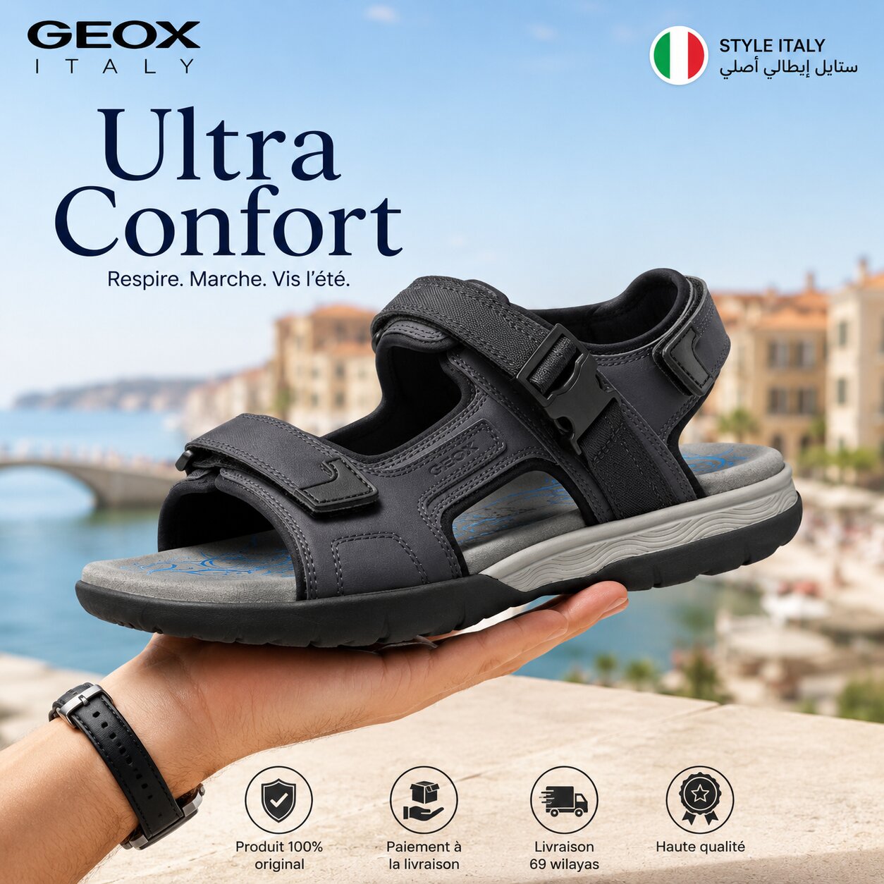 Geox Spherica  Sandales Homme