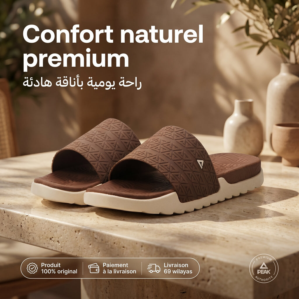 Peak Slippers Brown