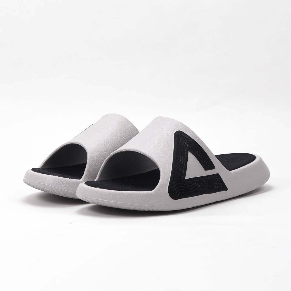 PEAK MEN TAICHI SLIPPERS LT GREY BLACK - ET59095L-Y210