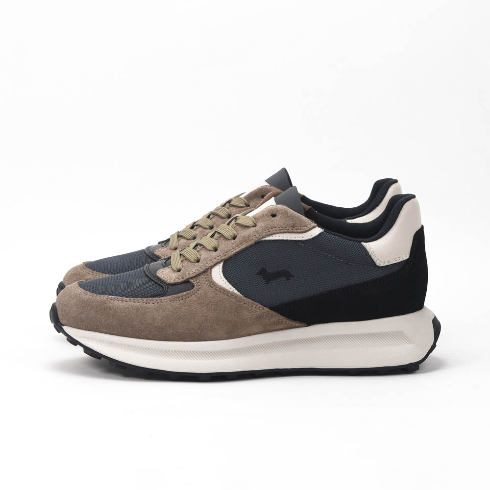 Harmont and Blaine Camoscio Tex Sneakers Homme - EFM252-060-A60-AE