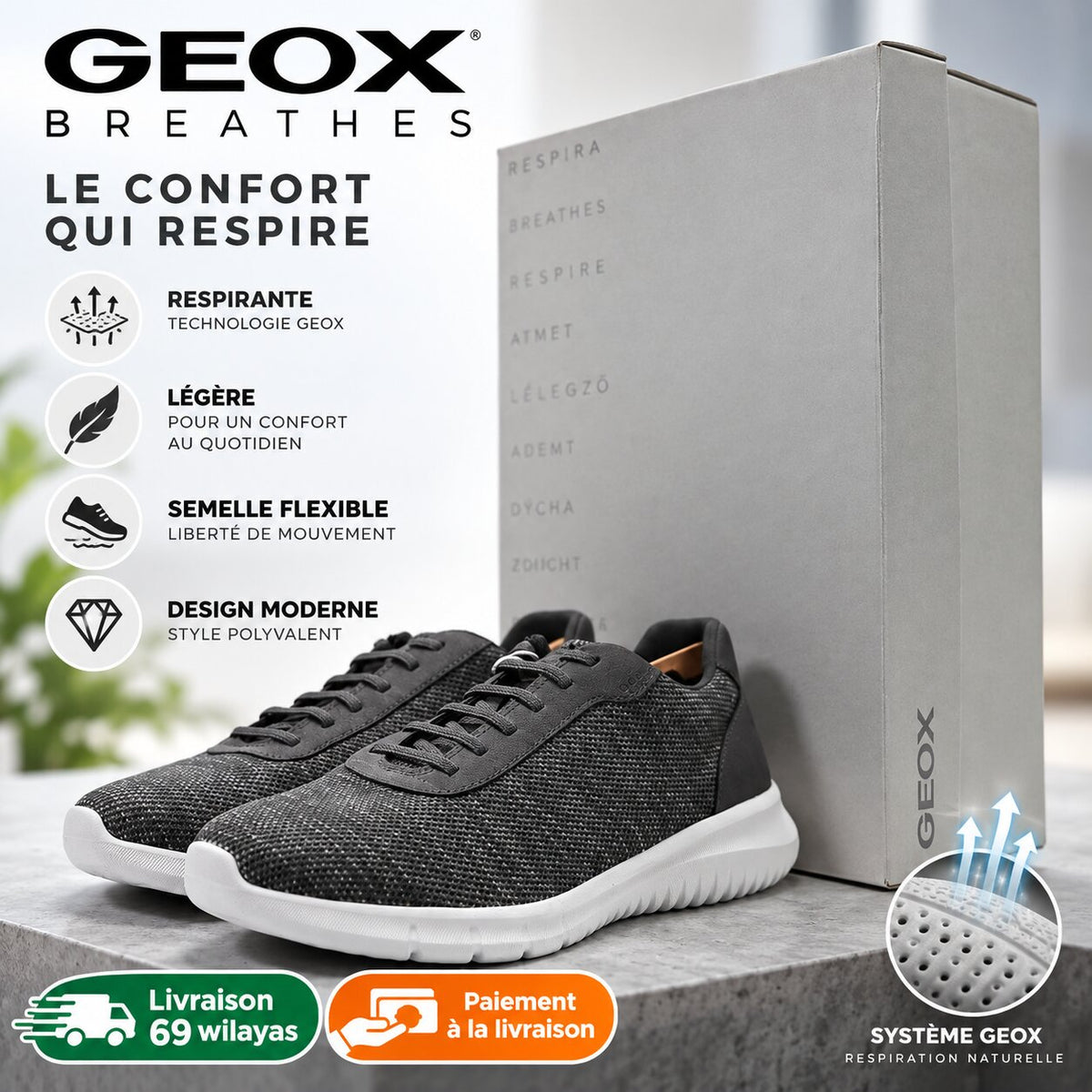 GEOX - FOOTWEAR - U45BVB014EK-C9371