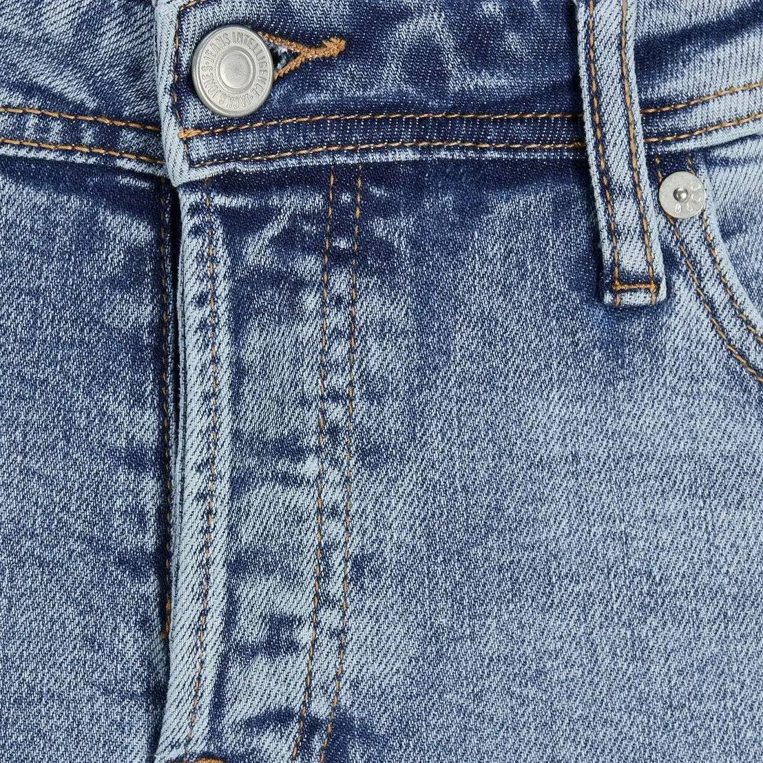 Jack & Jones Pete Original 222 Blue Denim Jeans - 12195774-BLUE