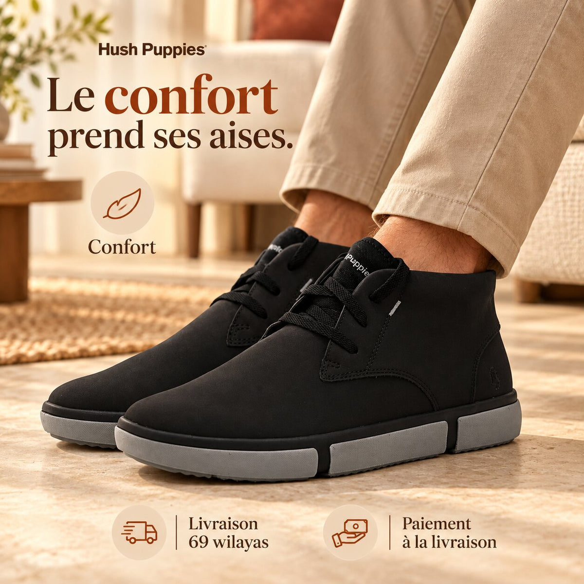 HUSH PUPPIES FOOTWEAR - HPM10346