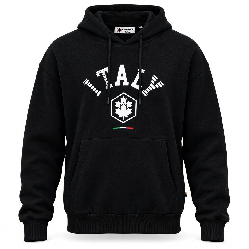 LUMBERJACK HOODIE - LBJ-00204-BLK