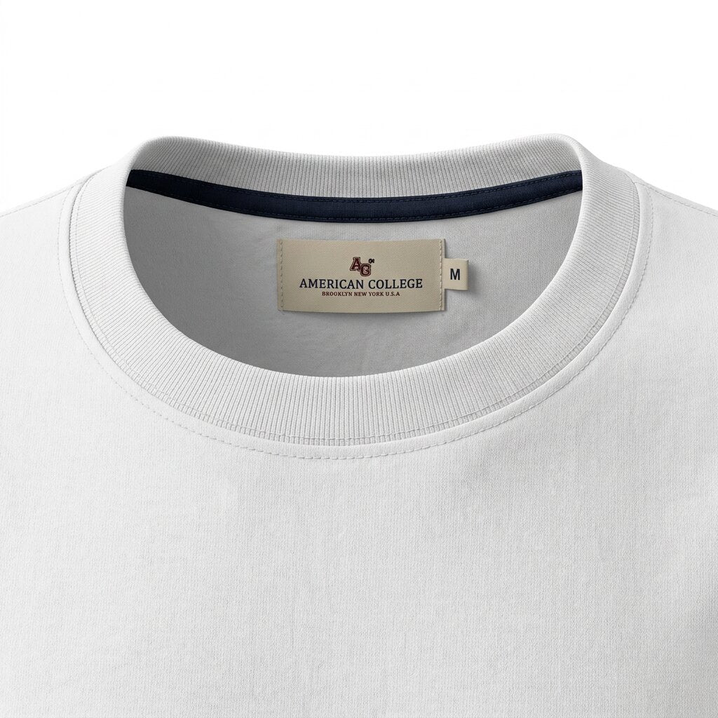 American College t-shirt pour Homme - TS260103-WHITE