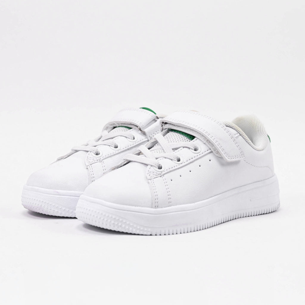 Peak Kids Casual Shoes White Green - EK3901B-X169