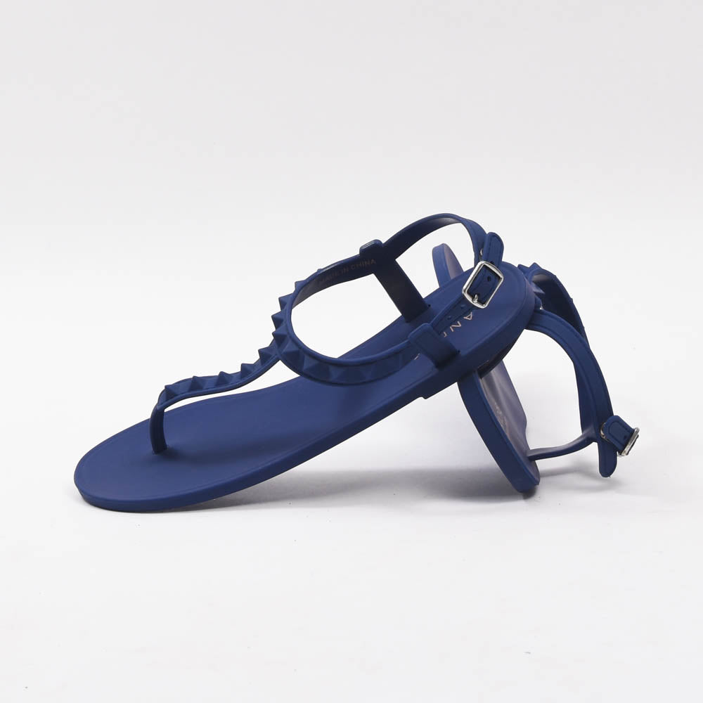 ANDRÉ SANDALES FEMME HADEWIG CAOUTCHOUC BLEU - 52321470604