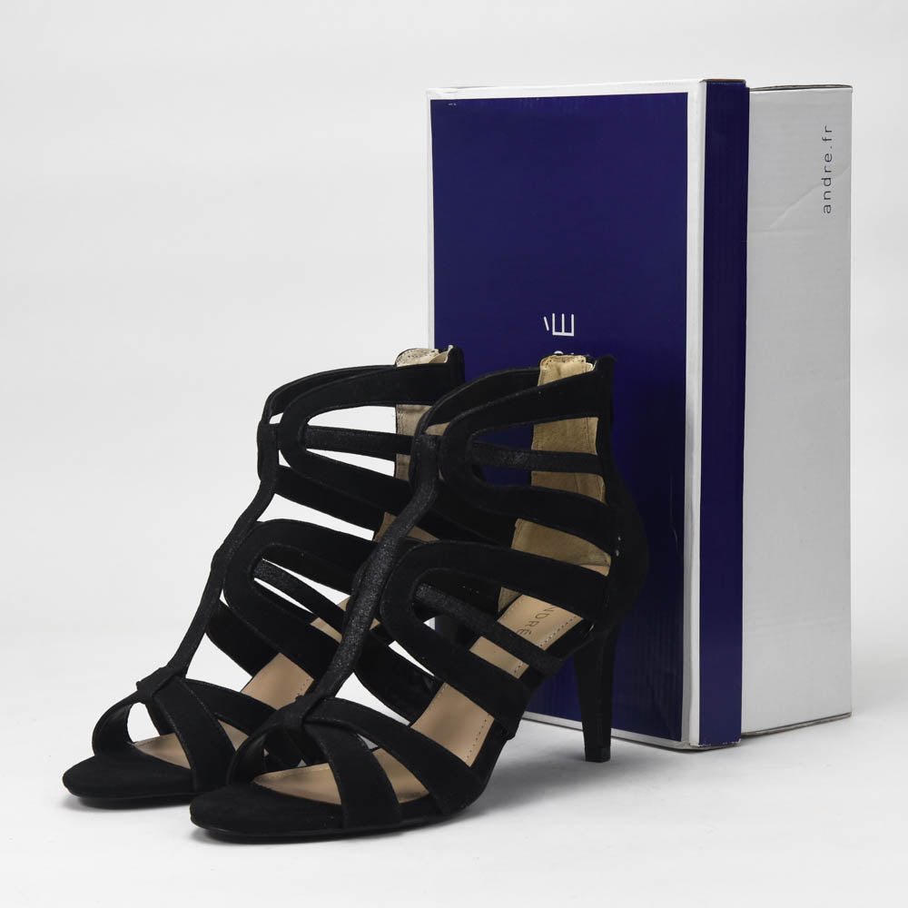 ANDRÉ ESCARPINS FEMME CHILI NOIR - 52314158407
