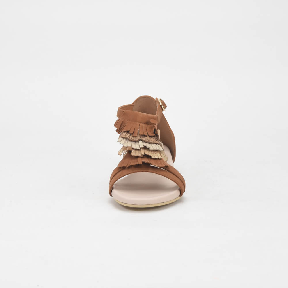 ANDRÉ SANDALES FEMME BRIANA DAIM MARRON - 52321630637