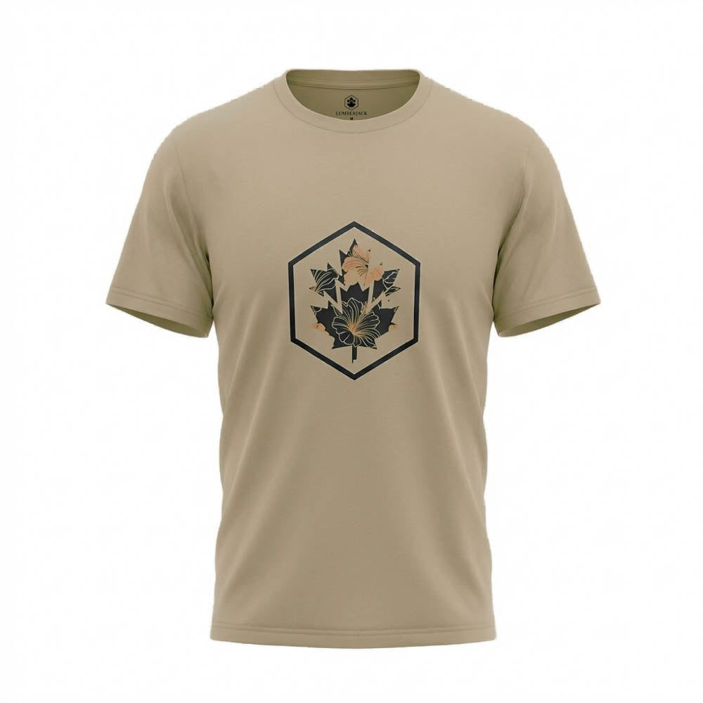 LUMBERJACK MEN TEE BIG CAMOUFLAGE LOGO CAMEL - LBJ28010-LBR