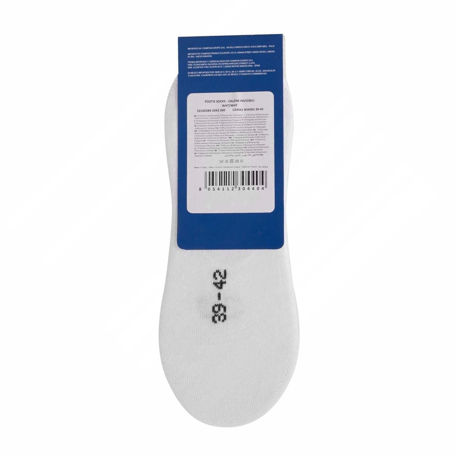 Champion 2-Pack Footie Socks - U24561-WW001
