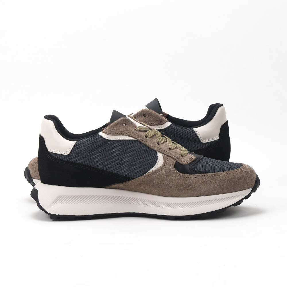 Harmont and Blaine Camoscio Tex Sneakers Homme - EFM252-060-A60-AE