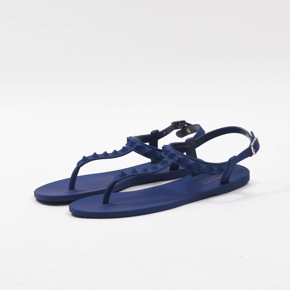 ANDRÉ SANDALES FEMME HADEWIG CAOUTCHOUC BLEU - 52321470604