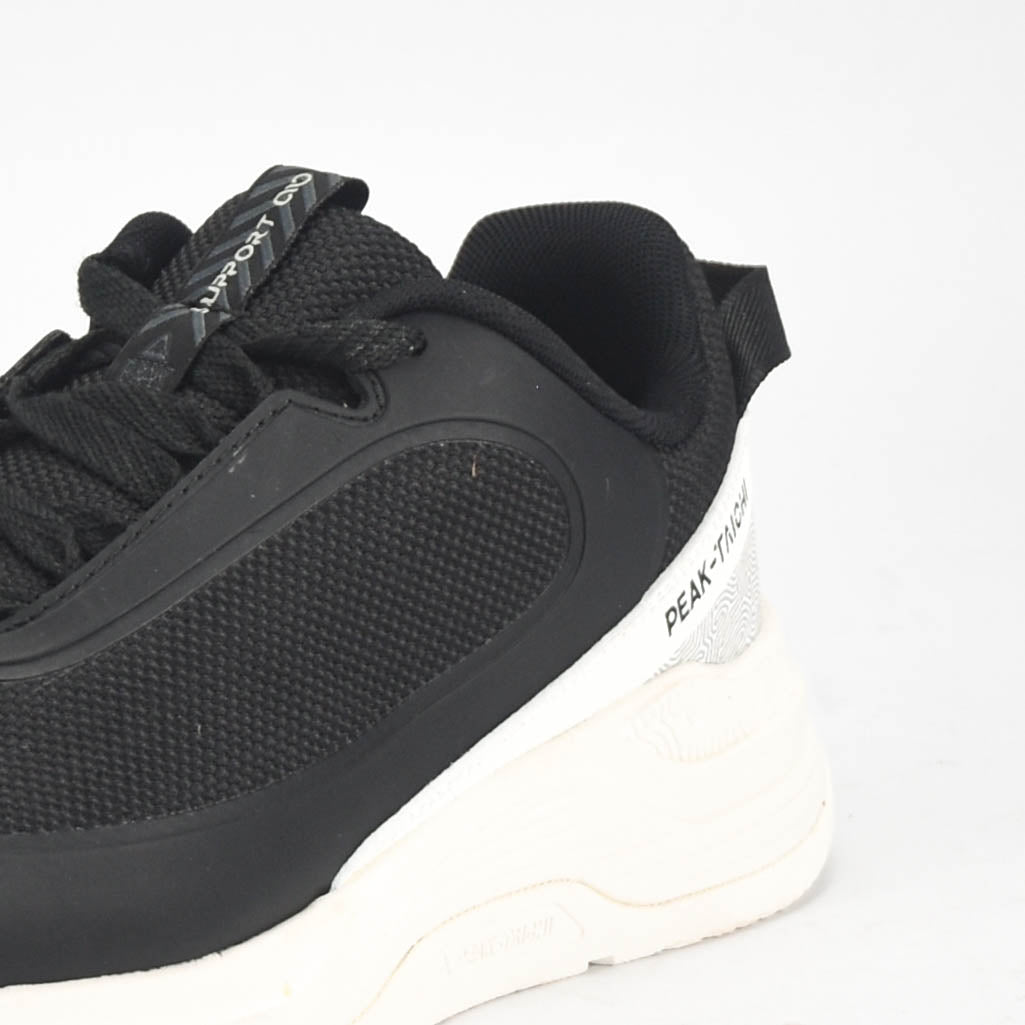 Peak Taichi Walking Shoes Black/Milky White - EWT54698J-Z497