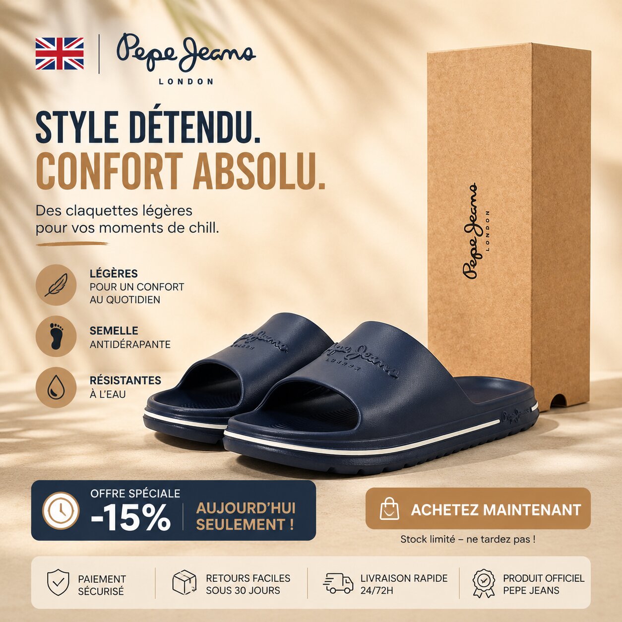 Pepe Jeans Beach Slide M - PMS70159-575