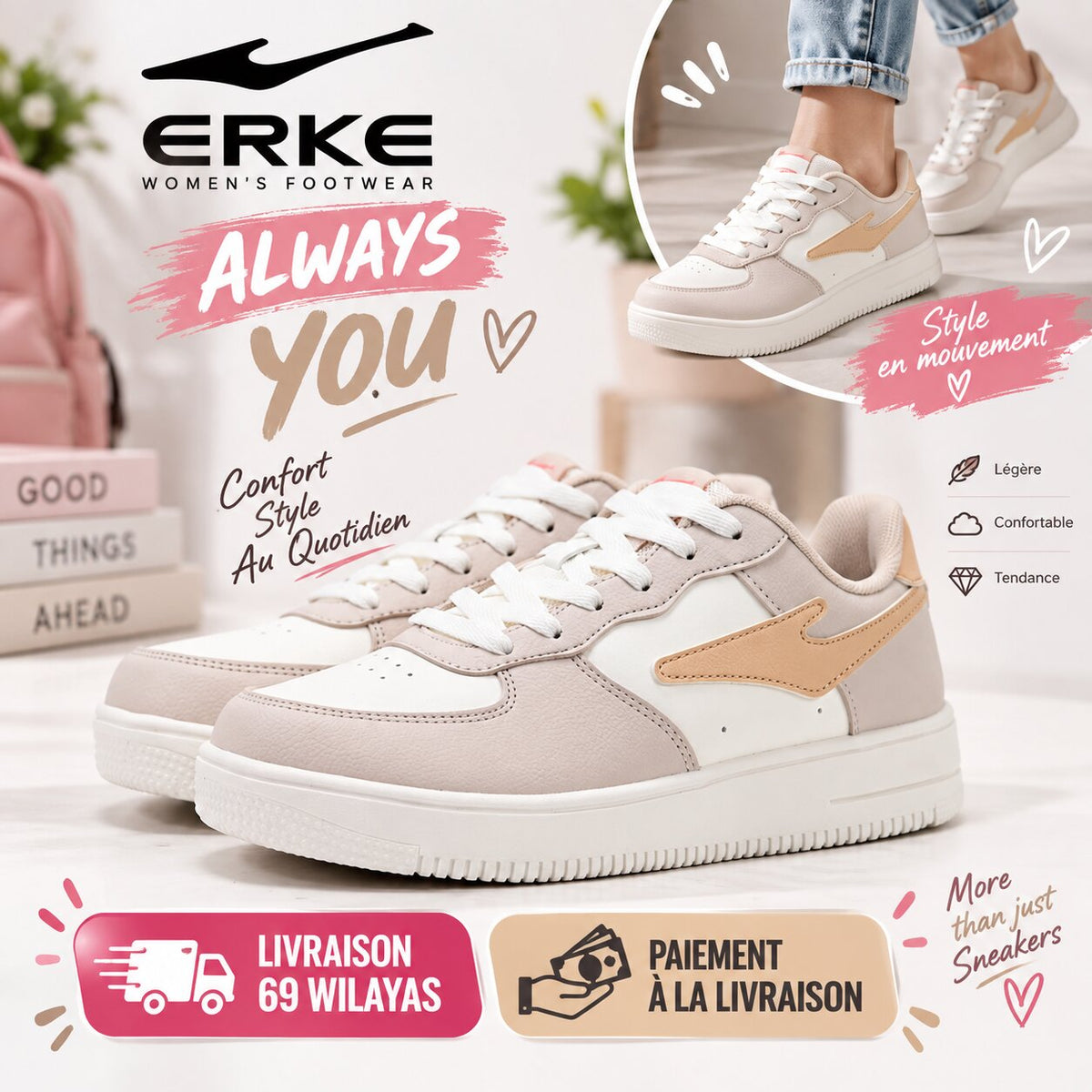 ERKE FOOTWEAR - 12126101052-102