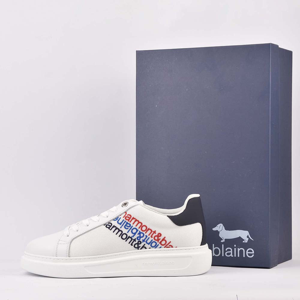 HARMONT AND BLAINE SCARPA UOMO CALF BIANCO - EFM231-031-6090