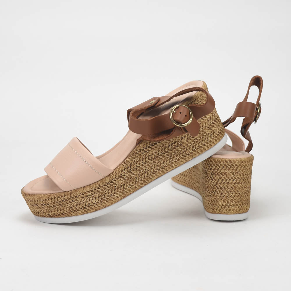 ANDRÉ SANDALES BALADINA FEMME ROSE MARRON - 52314607647