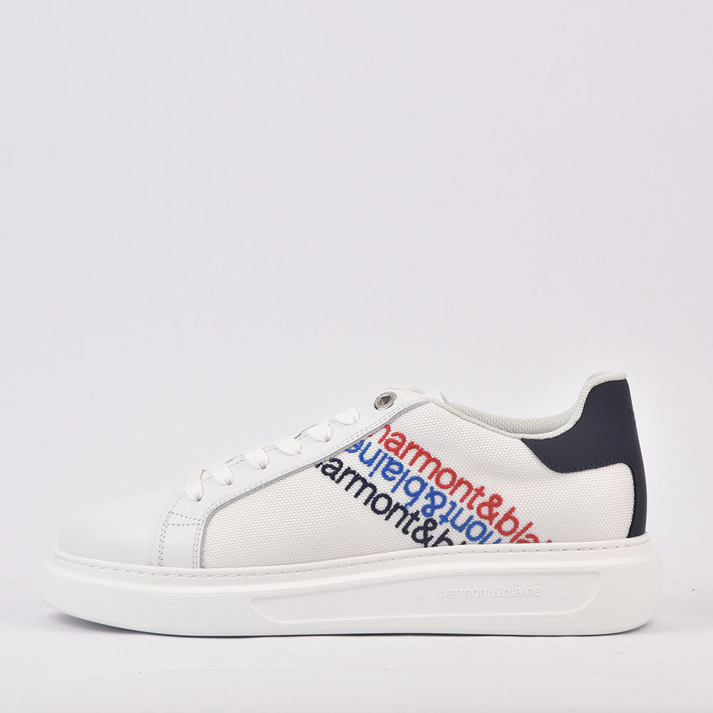 HARMONT AND BLAINE SCARPA UOMO CALF BIANCO - EFM231-031-6090