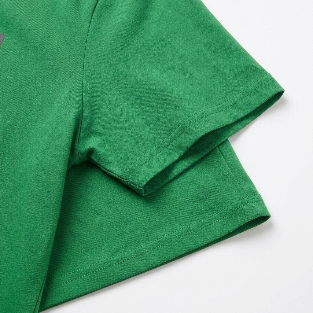 LUMBERJACK MEN TEE BIG NATURE LOGO GREEN - LBJ23009-GRN