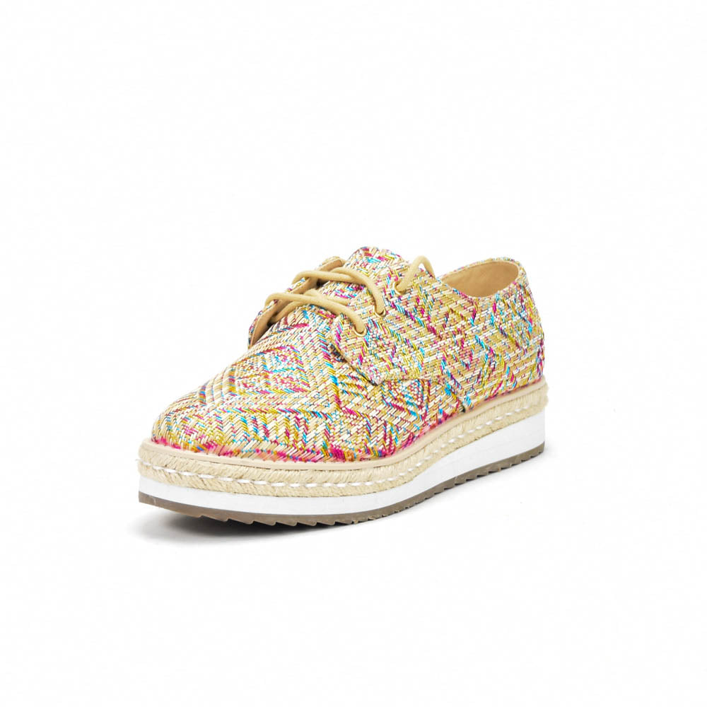 ANDRÉ ESPADRILLES FEMME HARMONICA TEXTILE BEIGE - 52125674243