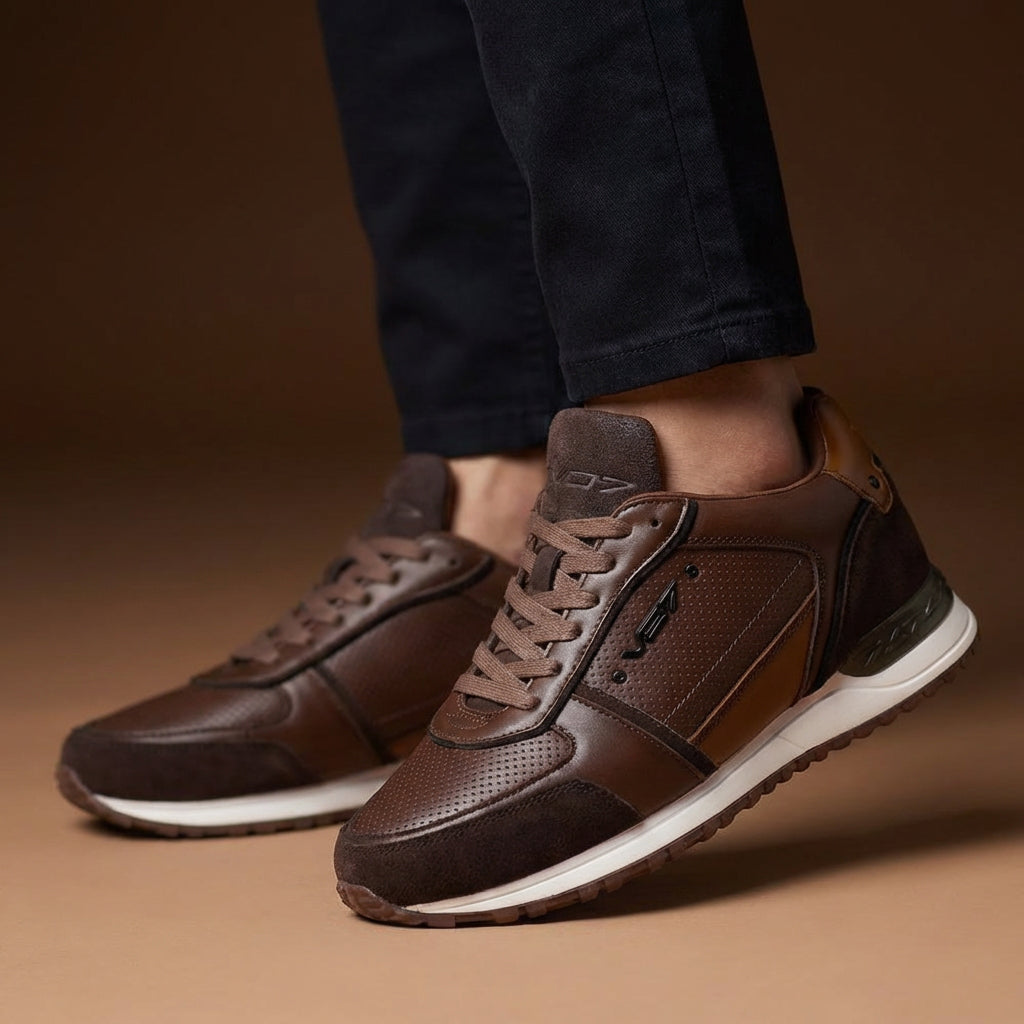 VO7 CHAUSSURE CASUAL MILAN HOMME MARRON - CH-MIL-BR