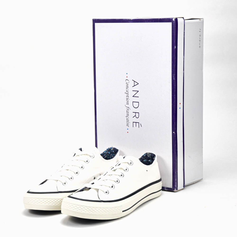 ANDRÉ ESPADRILLE HOMME VOILURE BLANC - 51355380618