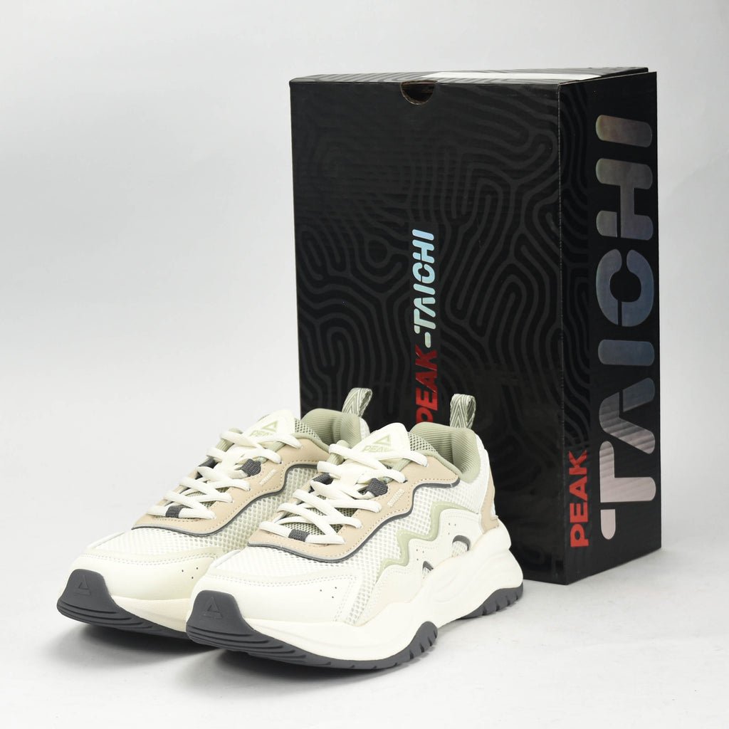 Peak Taichi Sports Shoes White/Green - EWT53798E-Z470