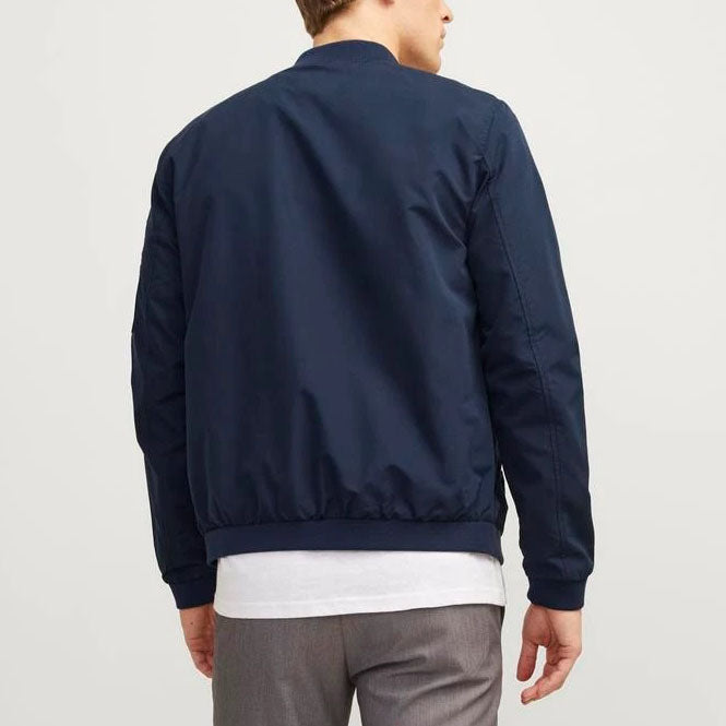 JACK & JONES BOMBER JOMER BOMBER BLEU NUIT - 12165203/SNW-MHI-2022 BLEU NUIT