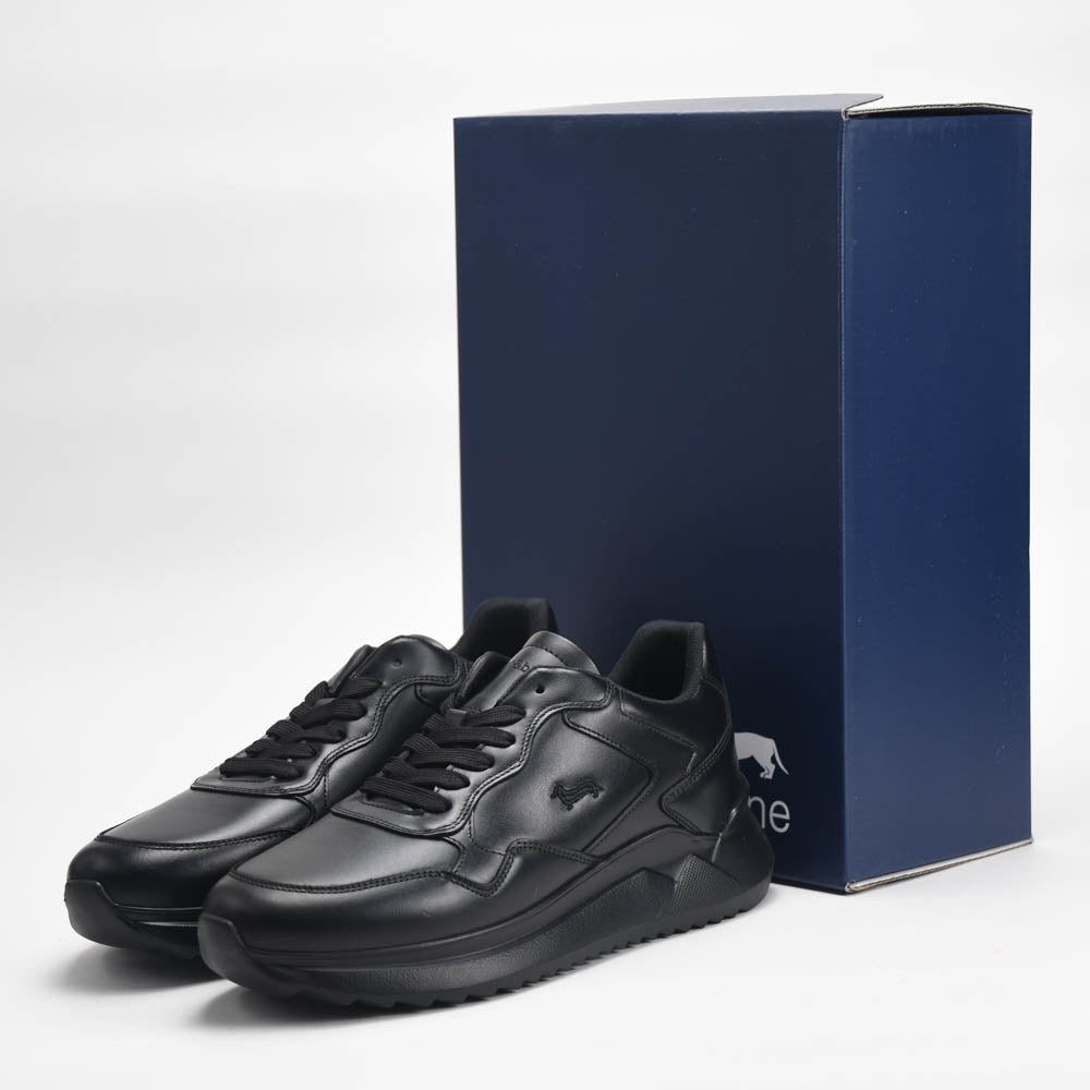 Harmont and Blaine Sneakers Leather Black - EFM252.070.1B0.11