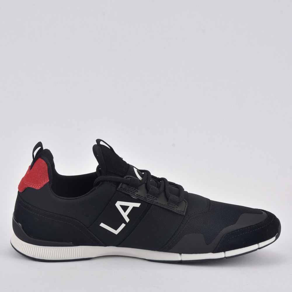 LACOSTE MANEVRA ELITE 0120 1 CMA BLK/RED TEXTILE - 40CMA00041B5
