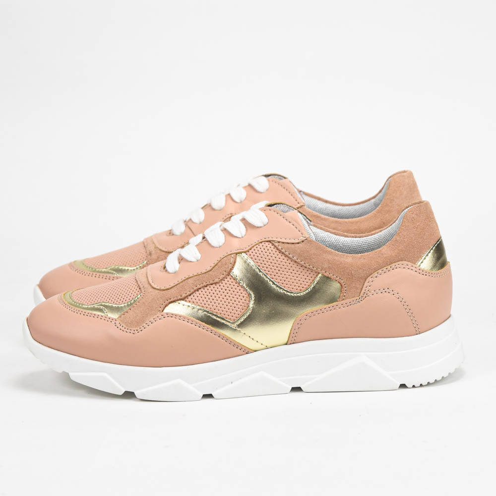 ANDRÉ BASKETS FEMME CUIR ROSE - 52149903600