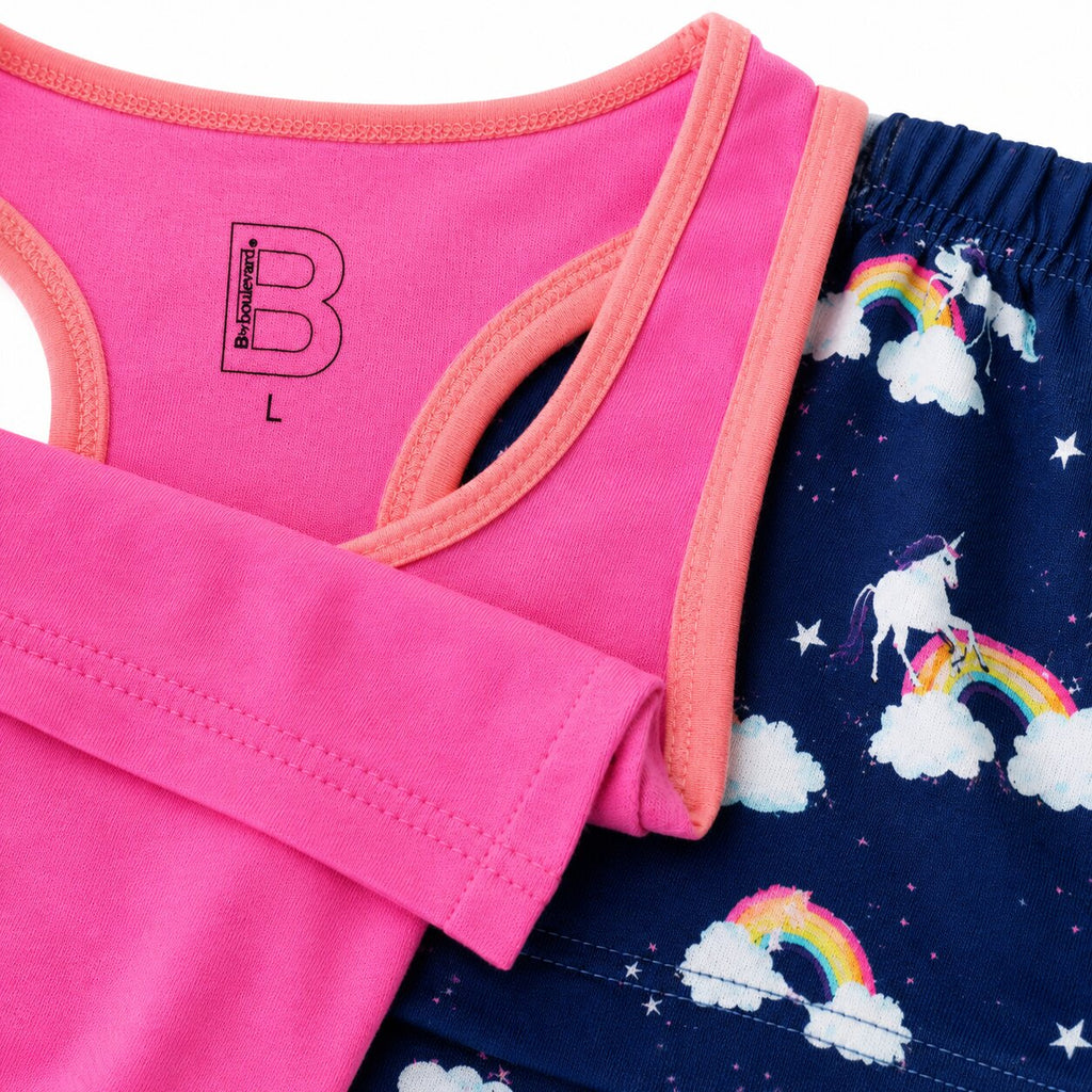 Pyjama d'Été Femme Fushia - P-ROSE-02