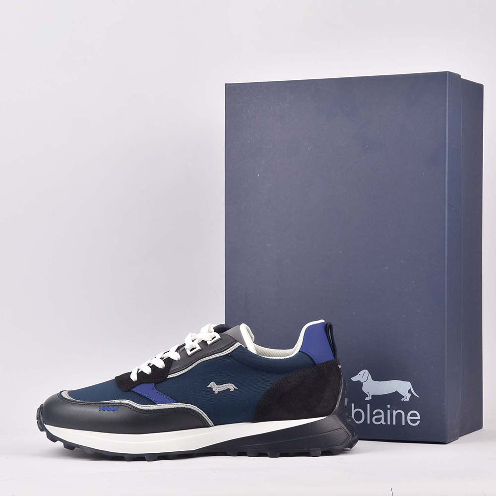 HARMONT AND BLAINE SCARPA UOMO CALF NYLON - EFM231-090-6310