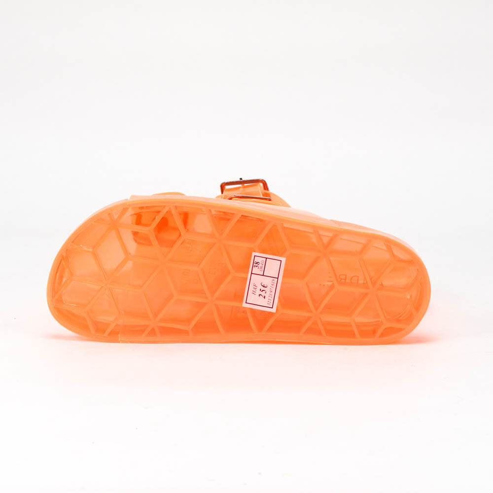 ANDRÉ MULES DE PLAGE FEMME EN CAOUTCHOUC ORANGE - 52321971619