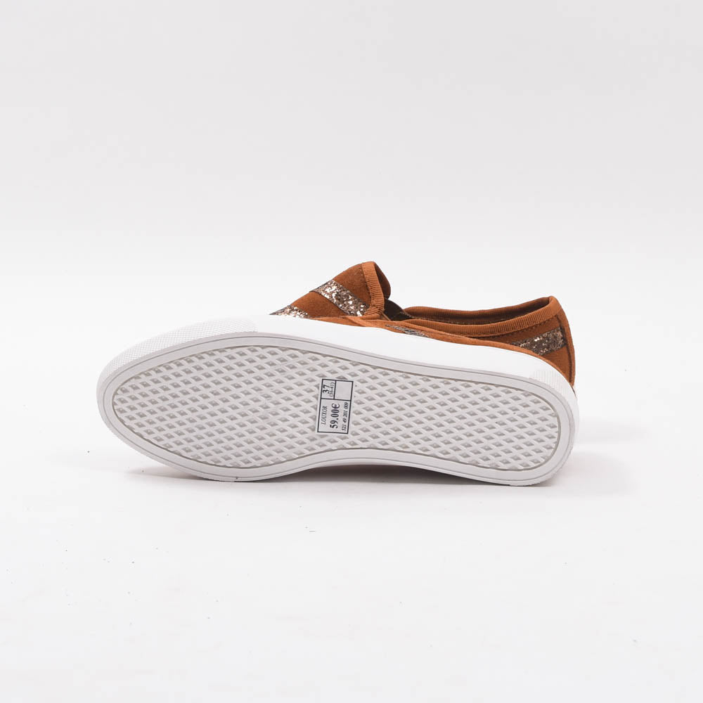 ANDRÉ ESPADRILLES FEMME LOUXOR MARRON - 52149201009