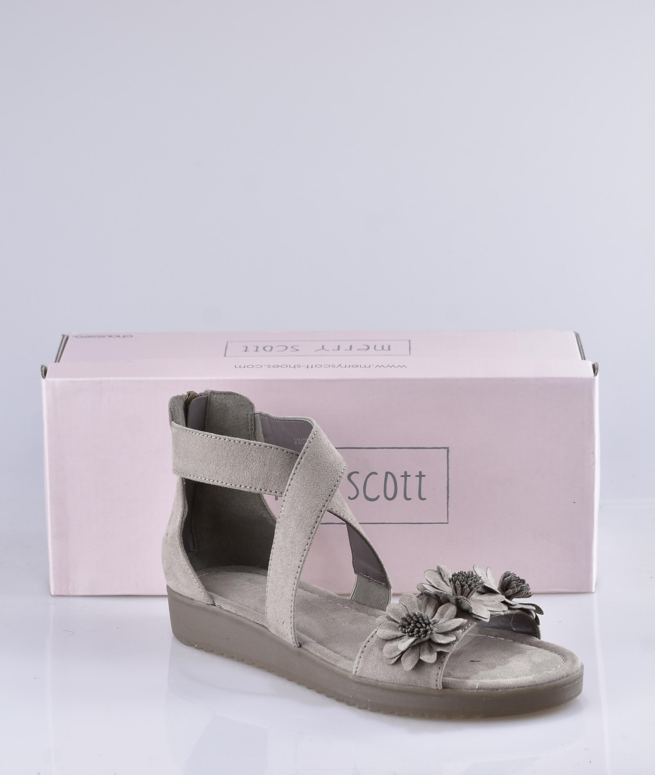 Sandale femme BLACK Merry scott Gris 8150205 s - 1269