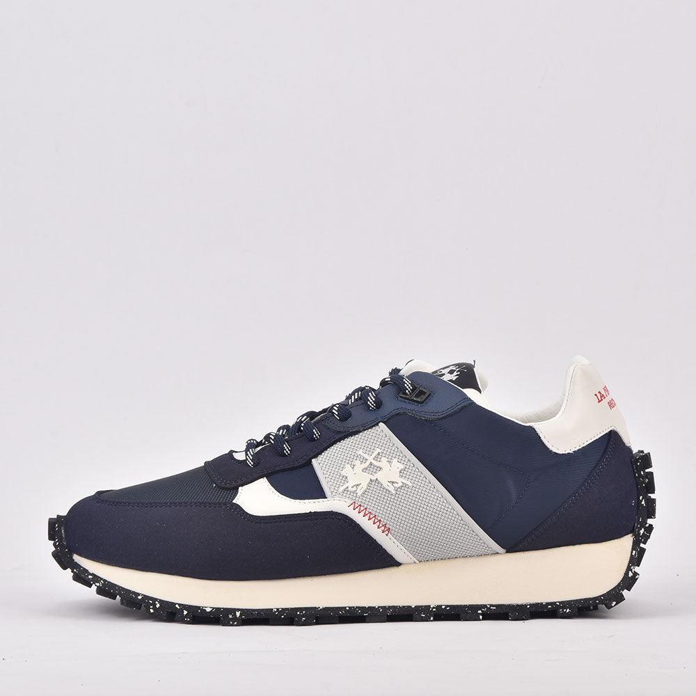 LA MARTINA SCARPA UOMO SUEDE ECO TEX NYLON ECO BLU - LFM231-030-4350