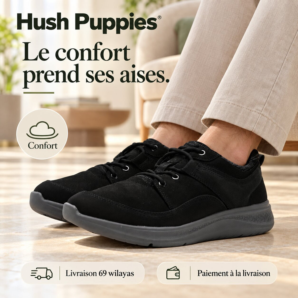 HUSH PUPPIES FOOTWEAR - HPM10586