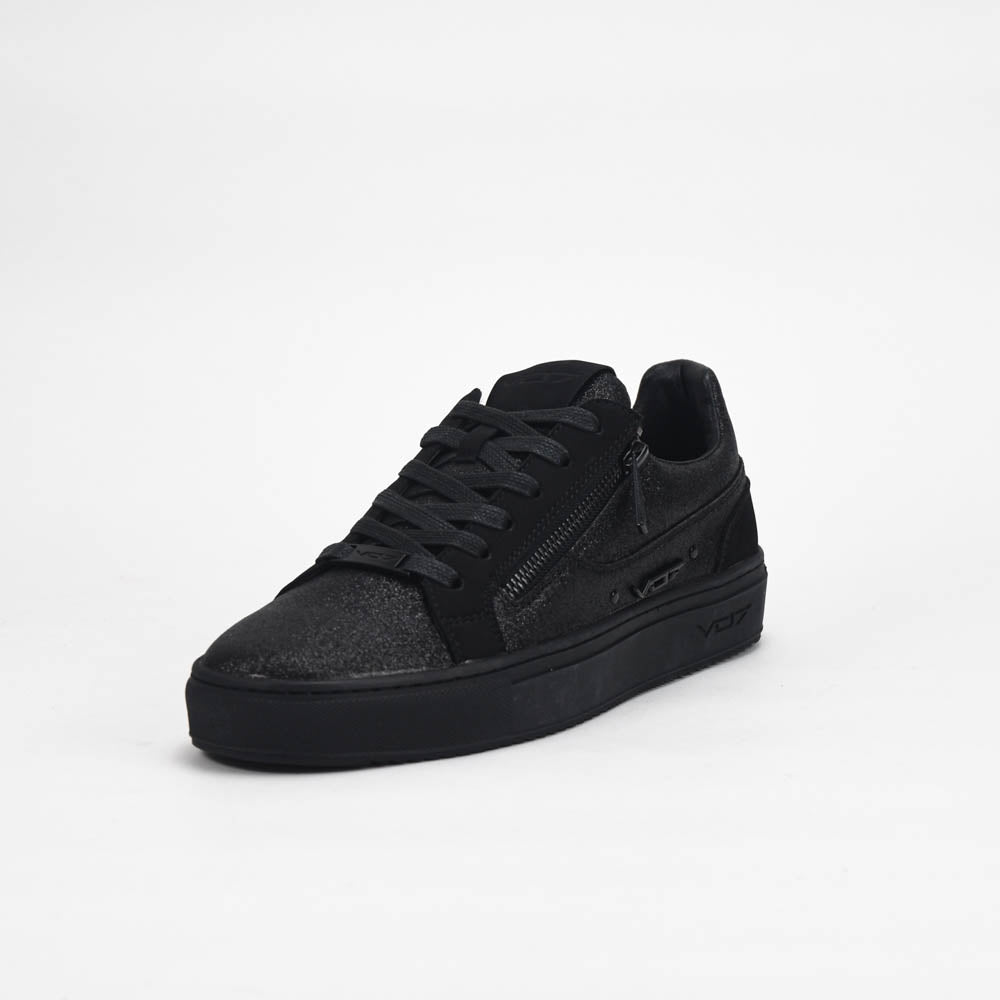 VO7 BASKETS DE LUXE ROMA GLITTER HOMME NOIR - CH-ROM-GLI-BL