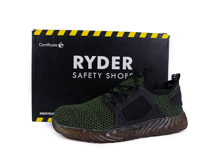 chaussures homme -stripes vert - 1554